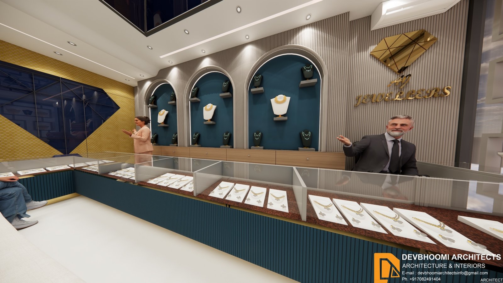 The Fluted Diamond Boutique interior