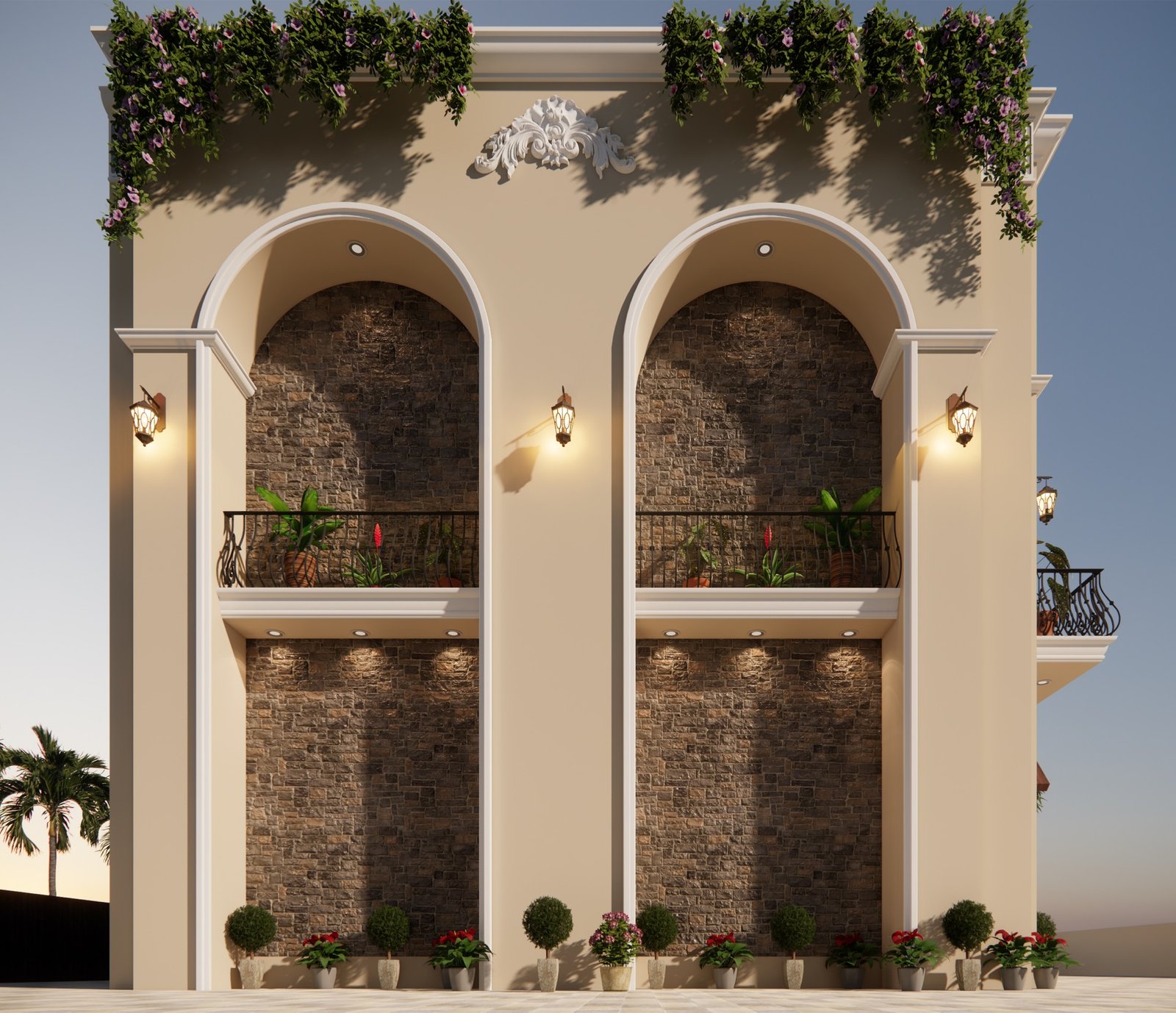 The Crested Arch Villa