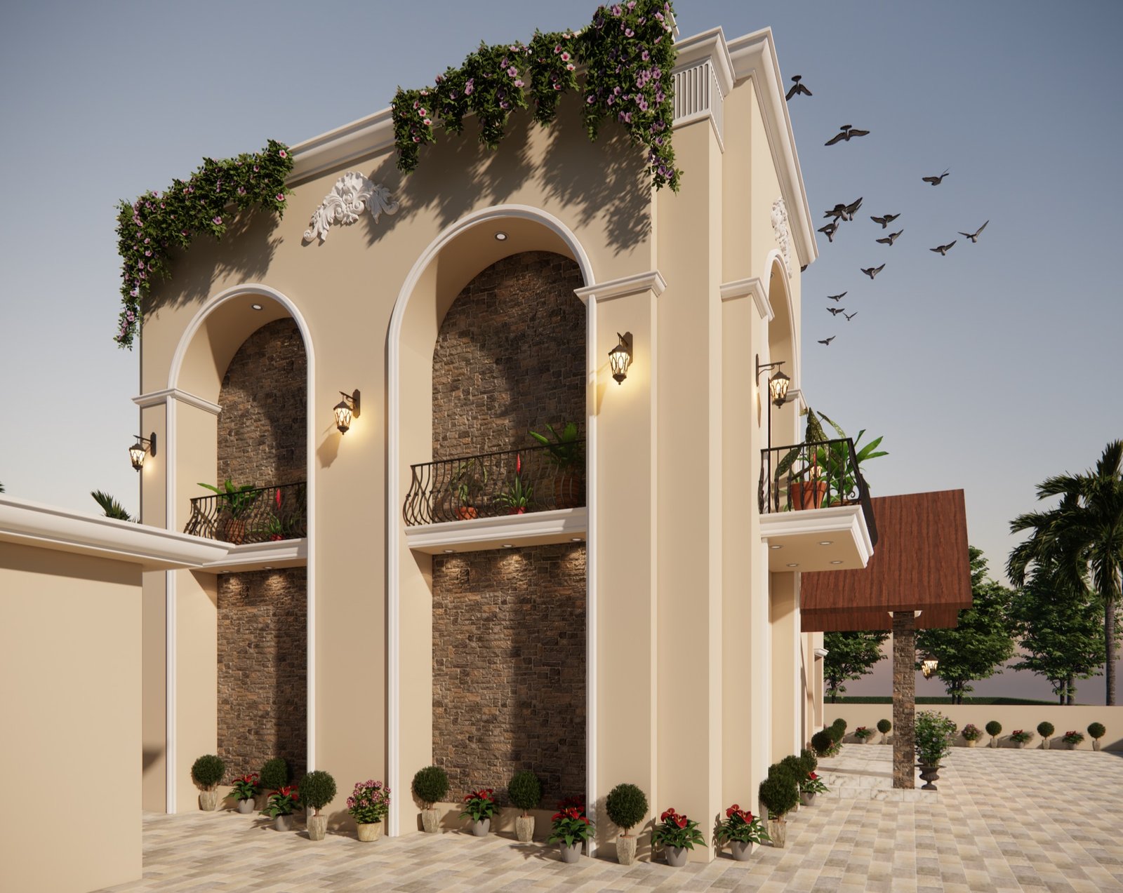 The Crested Arch Villa — view 3