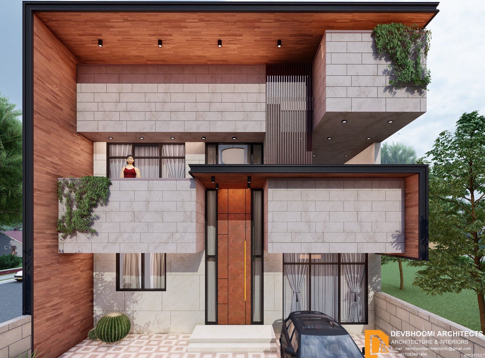 The Frame Residence elevation